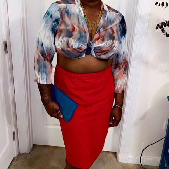 Red Hot Talbots skirt. - Picture 7 of 8